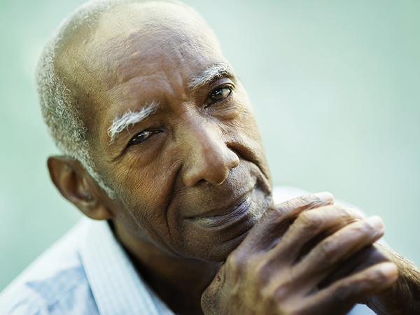 Photo of an aging African-American man
