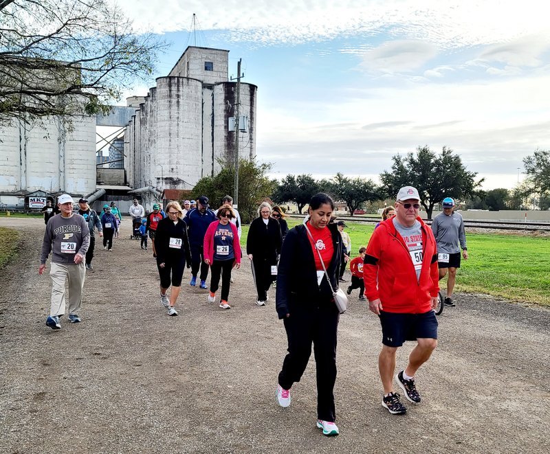 More than 187 people signed up to participate in the inaugural Papou's 5K run. (Photo by Meredith Raine/UTHealth Houston)