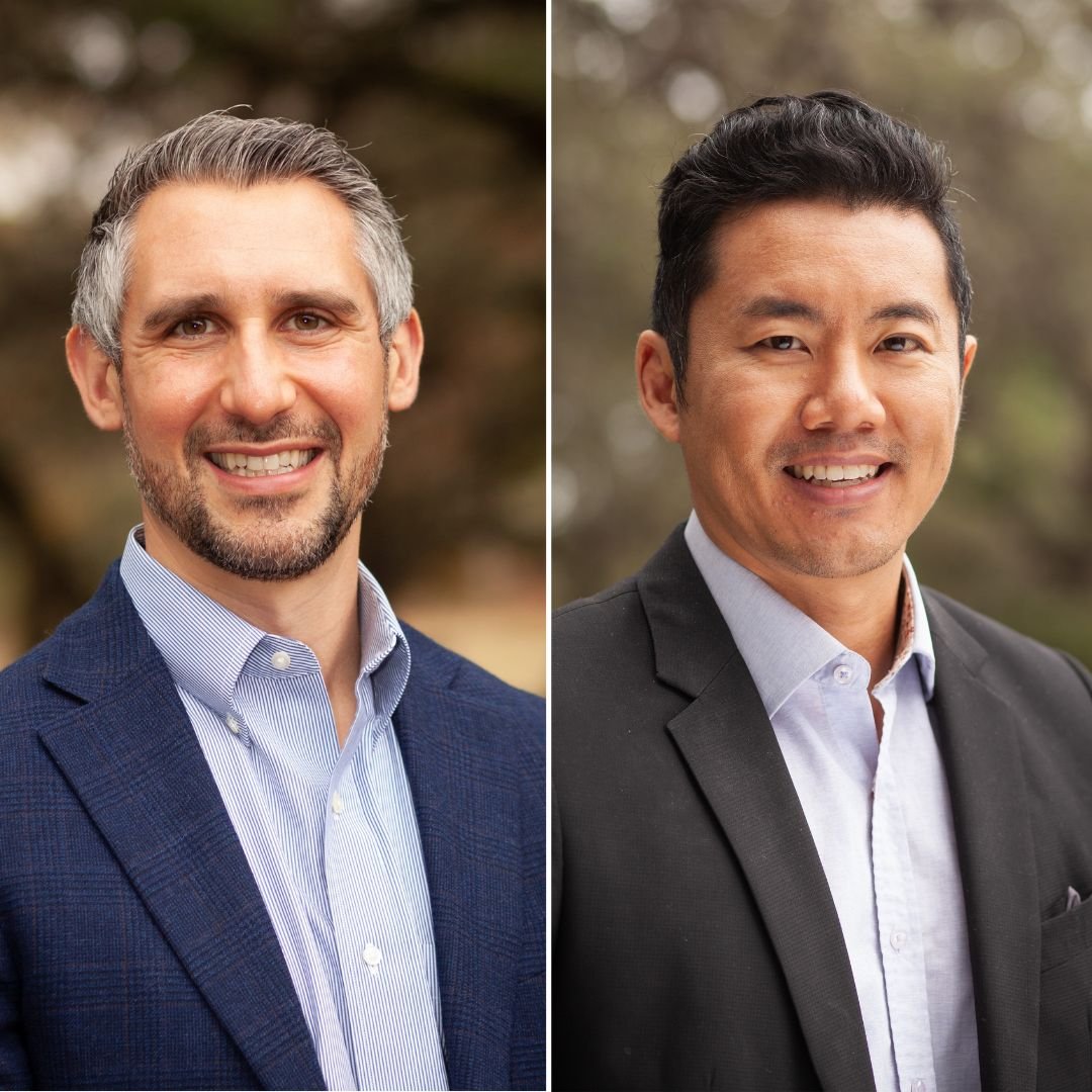 Alexander Testa, PhD, (left) and Jack Tsai, PhD, (right) from the Department of Management, Policy and Community Health with UTHealth Houston School of Public Health. (Photos by UTHealth Houston)