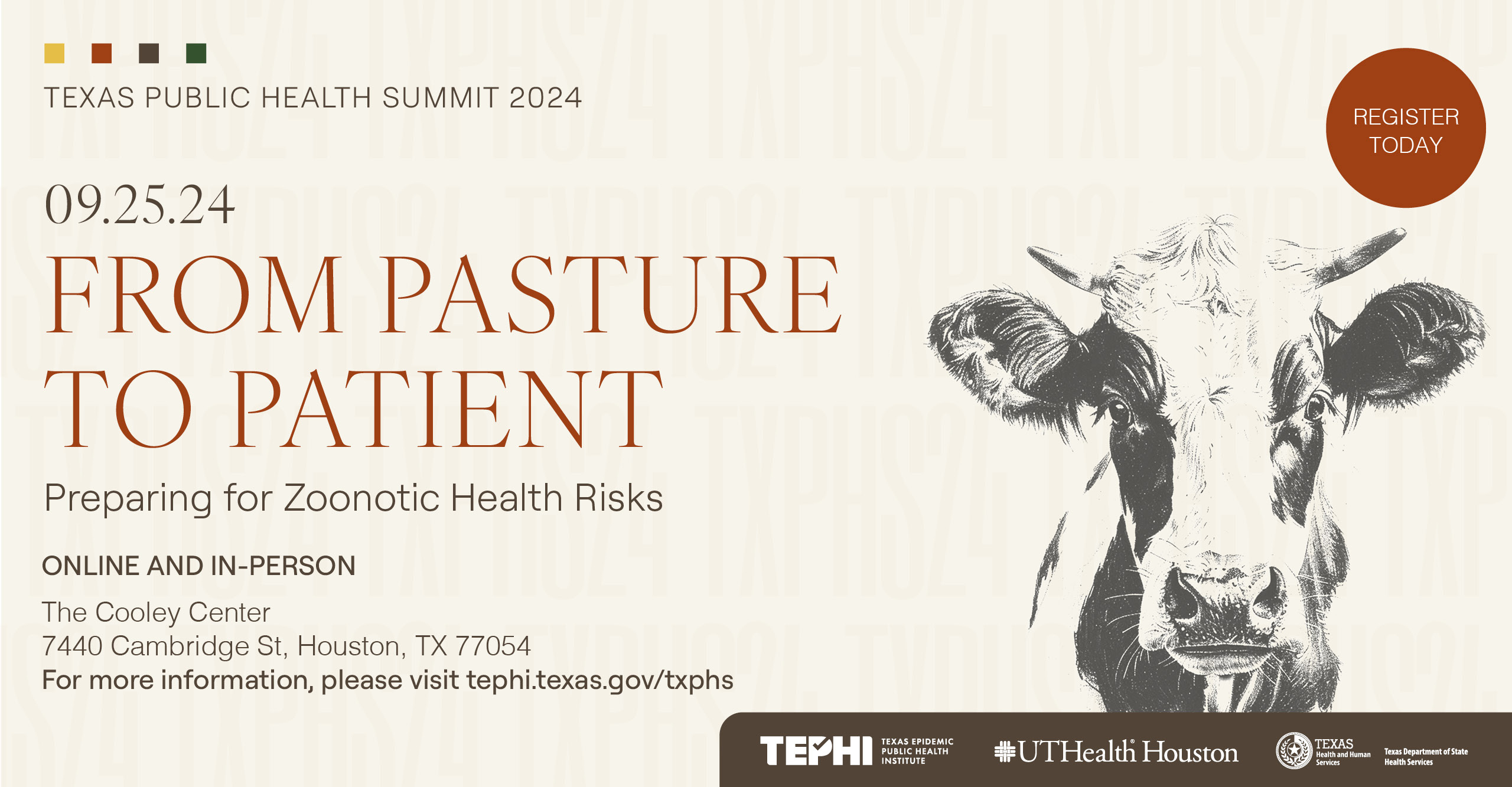 TXPHS 2024 From Pasture To Patient