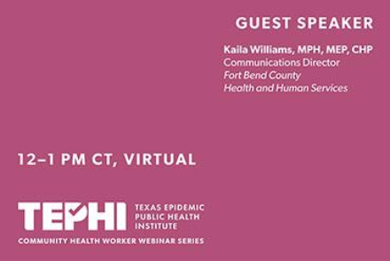 CHW Webinar Series | Preventing Heart Disease and Stroke