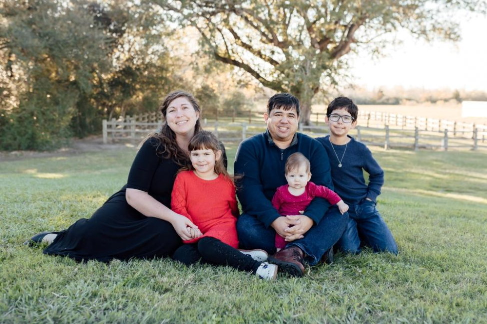 The Taylor family with Katherine Taylor second from left. (Photo courtesy of Amanda Taylor)