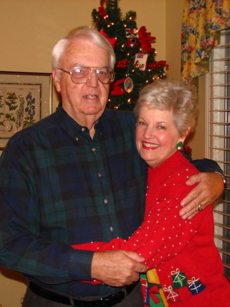 Mary Martha Stinnett and her late husband, Ed Stinnett