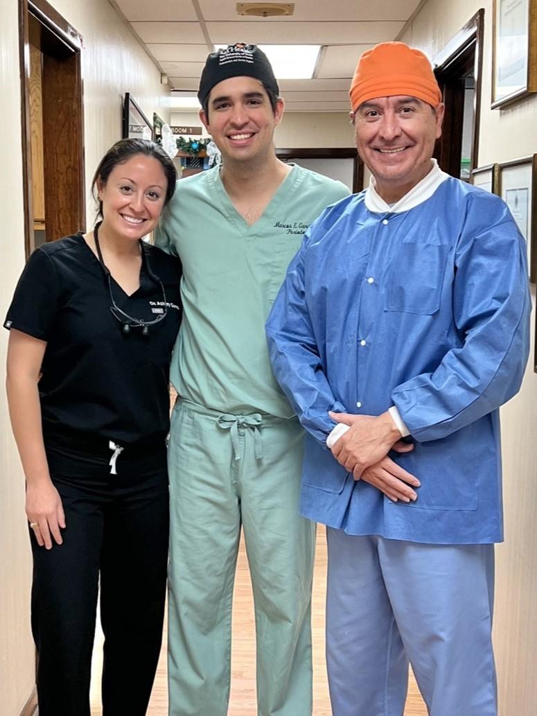 Dr. Ashley Garza, Dr. Marcos Garcia, Dr. Anthony Garza