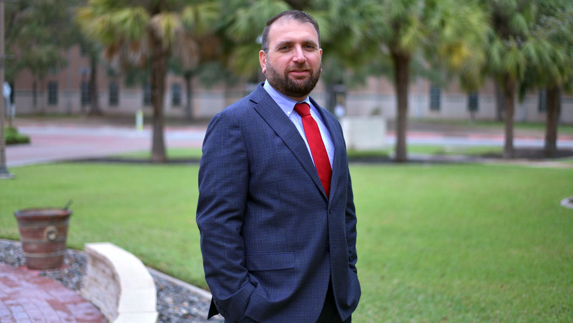 Fadi Musfee, MD, PhD, MPH, is leading a clinical trial testing a telerehabilitation program for stroke patients in the Texas Rio Grande Valley. (Photo by UTHealth Houston)